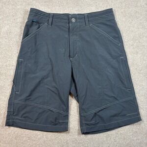 Kuhl Dark Gray Renegade Cargo Nylon Blend 12" Hiking Shorts Men's Size 34